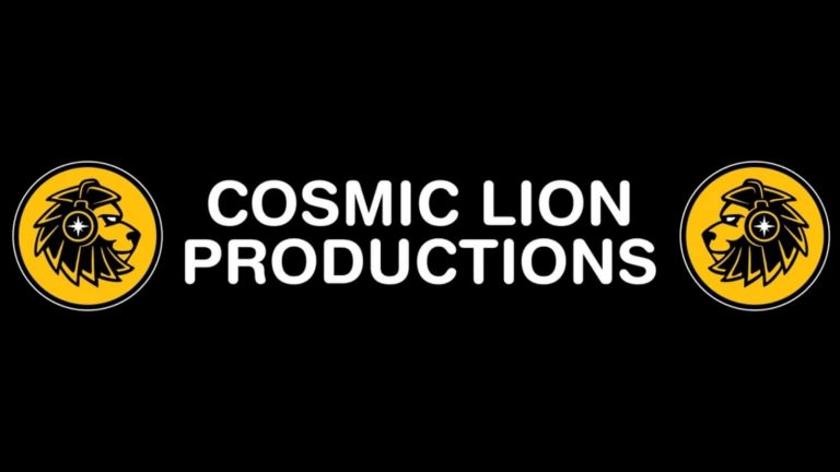 Cosmic Lion Productions logo banner