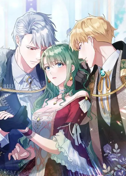 Cover of I've Become a True Villainess featuring a green haired woman and two men