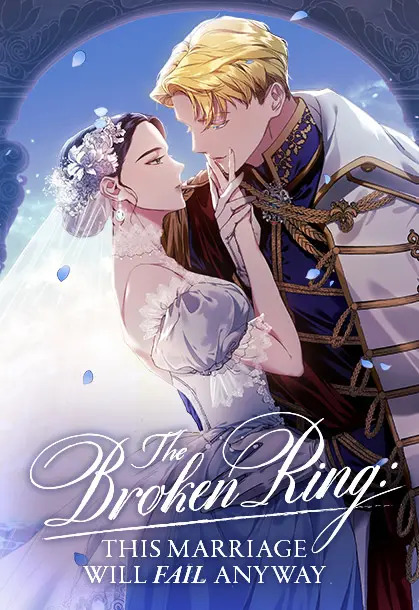 Cover of The Broken Ring featuring a blonde man and a woman in a wedding dress