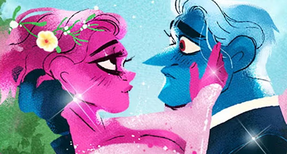 Cropped illustrated art from Lore Olympus