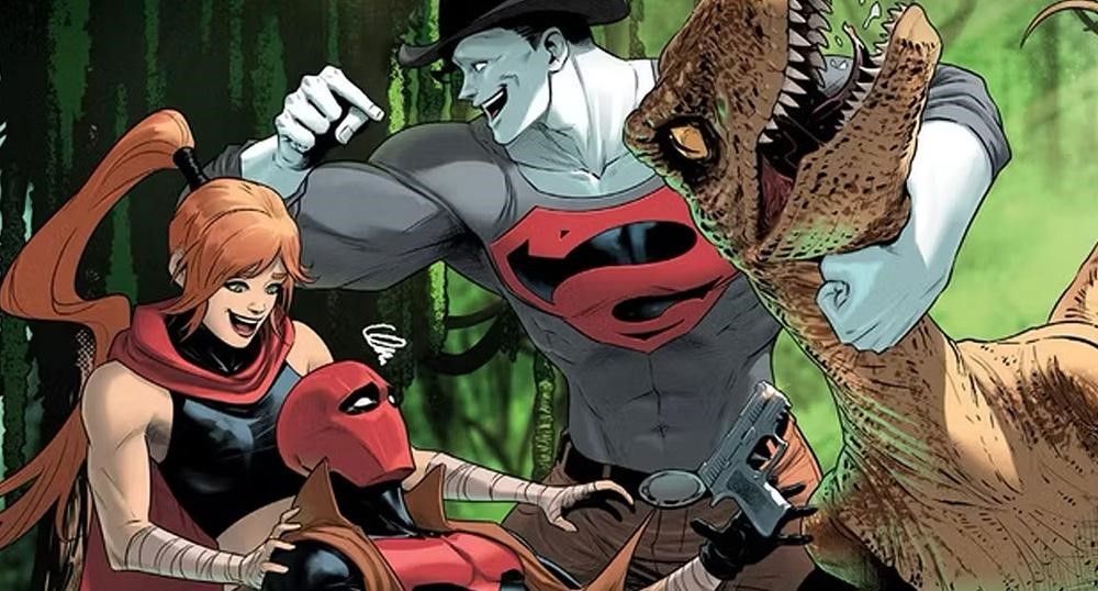 Cropped art featuring The Red Hood and the Outlaws