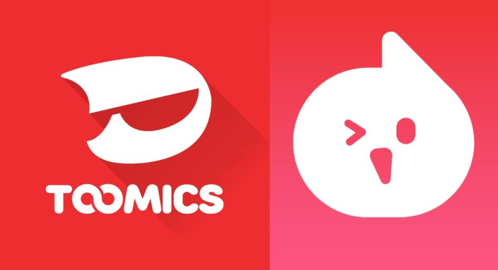 toomics and lalatoon logos