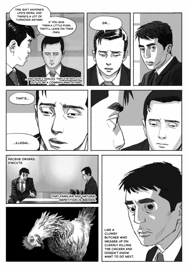 Lee Soo-in gets an ultimatum from a college, from The Awl vol. 1 by Choi Gyu-Seok