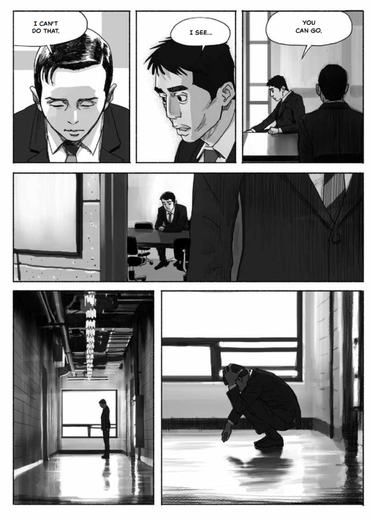 Lee Soo-in gets an ultimatum from a colleague, from The Awl vol. 1 by Choi Gyu-Seok