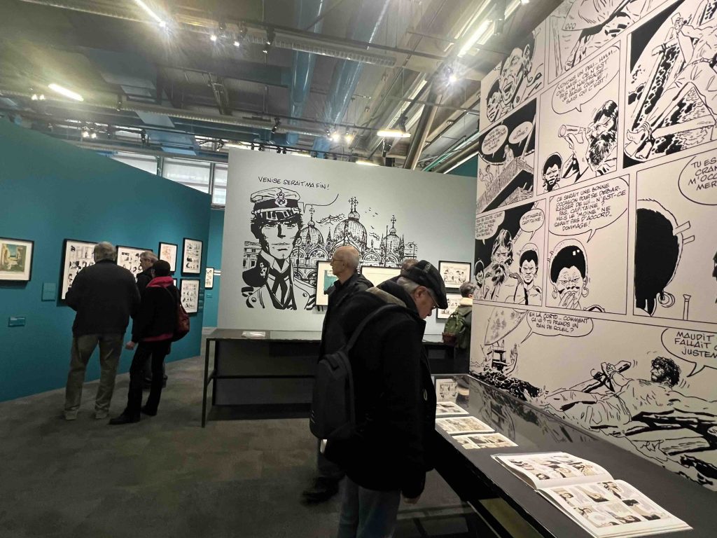 Corto Maltese: Une vie romanesque exhibit at Centre Pompidou