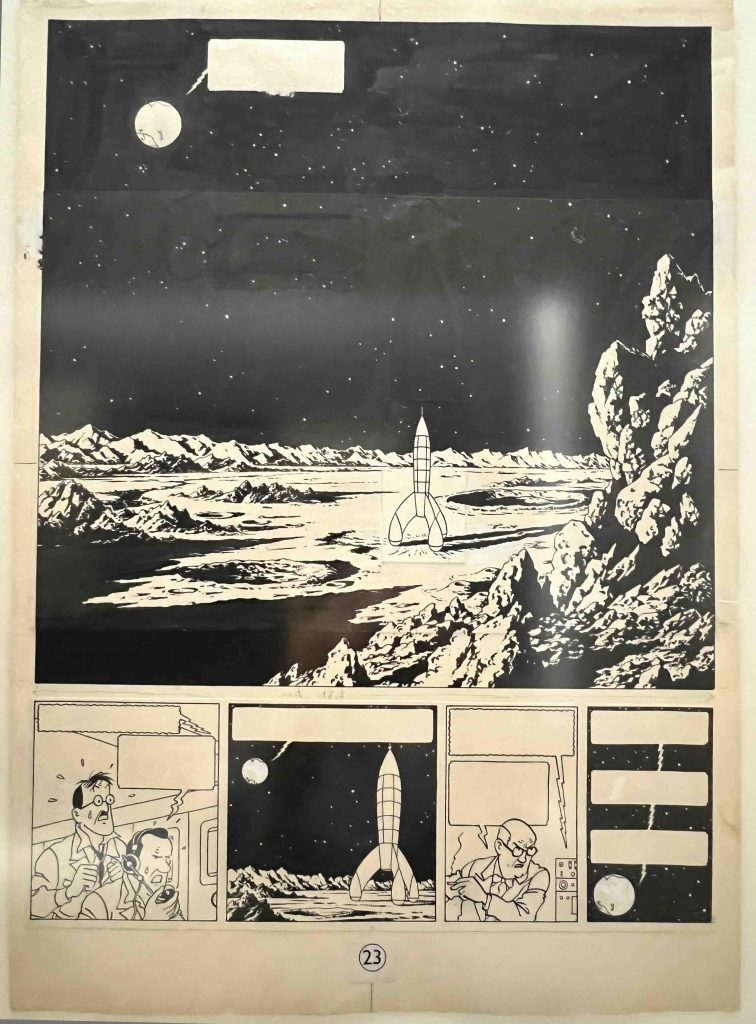 TinTin: Explorers on the Moon by Herge