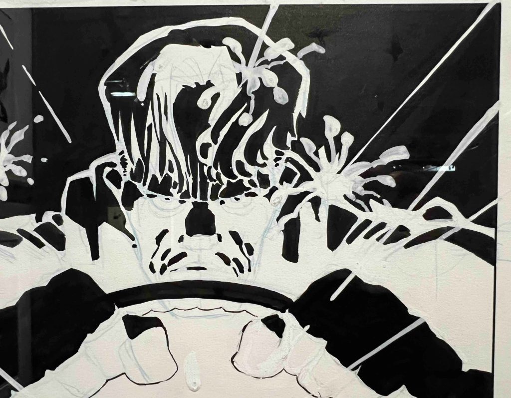 panel from "Sin City" by Frank Miller