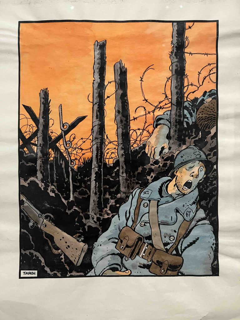 Illustration from It Was the War of the Trenches by Jacques Tardi 