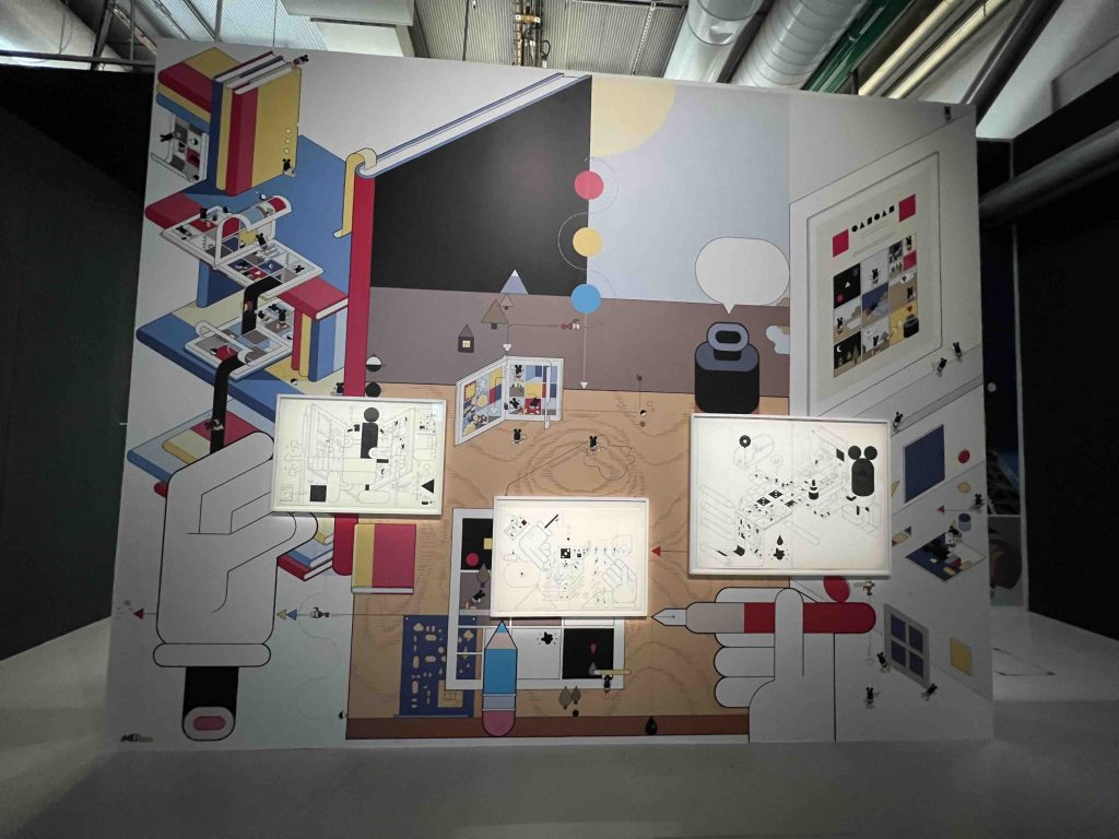 Art for the Angouleme Comics Festival by Chris Ware