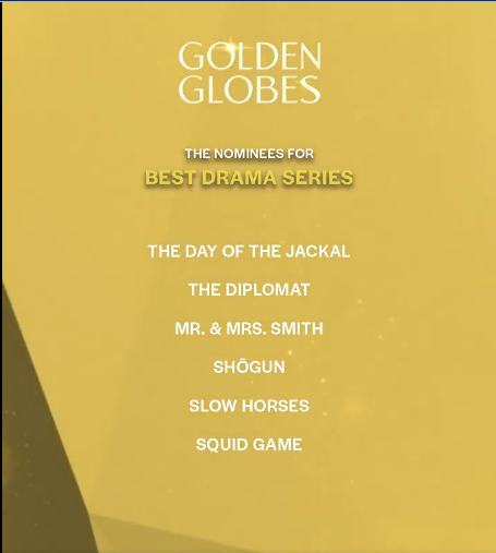 golden globe squid game nomination