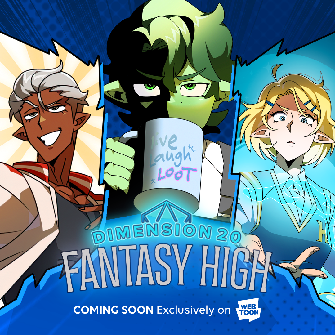 Dimension 20's Webtoon Fantasy High