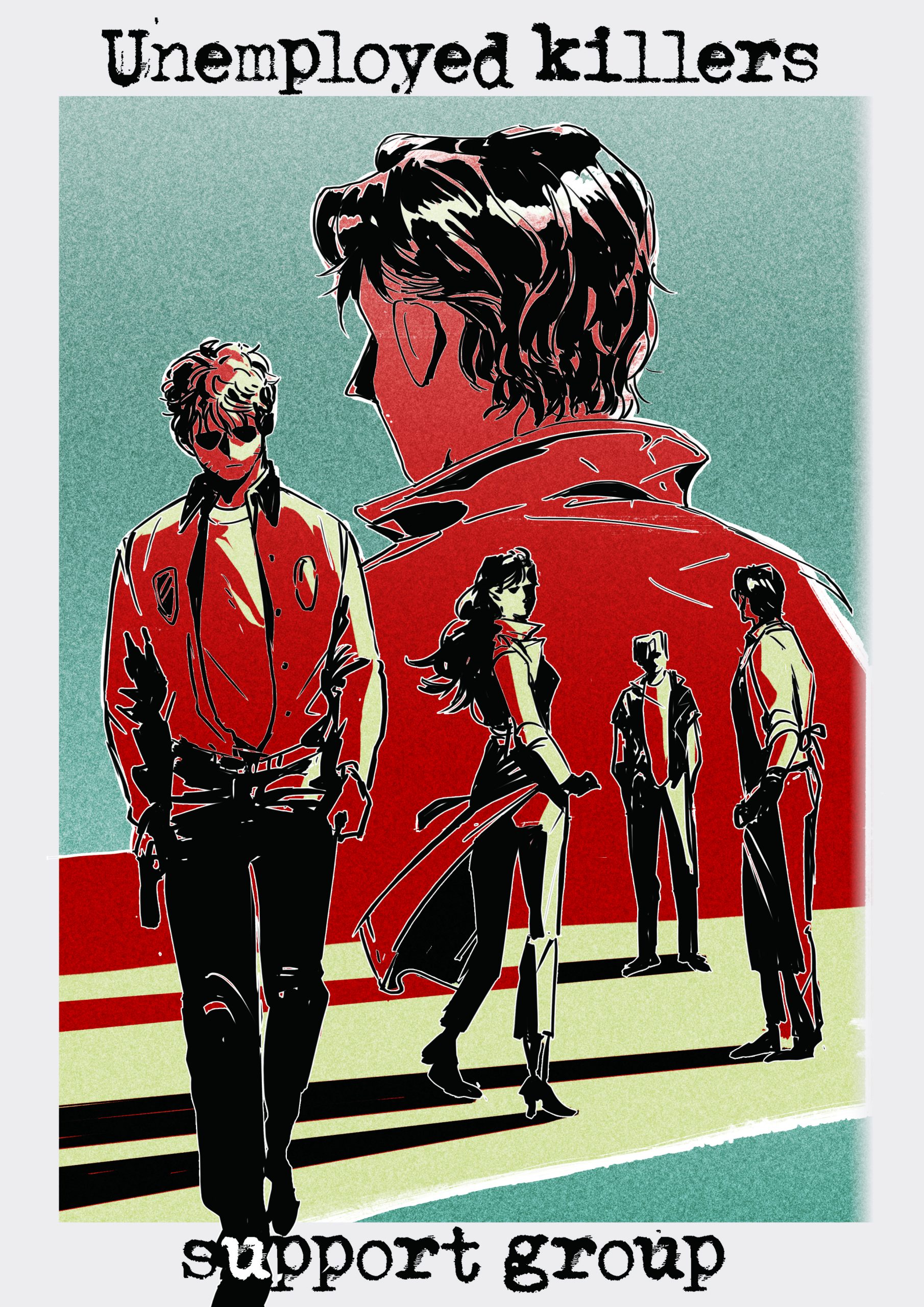 Unemployed Killers Support Group, Vol. 1 cover (Cover not final) | Source: Titan Manga