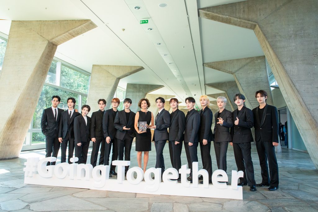 SEVENTEEN at UNESCO photo call