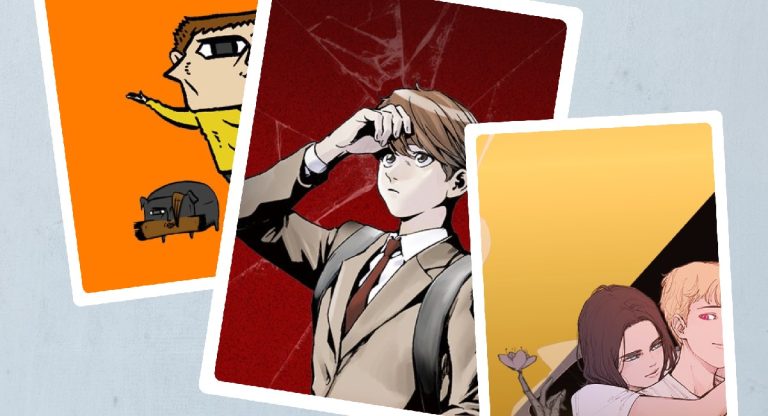 unhinged webtoon characters feature image