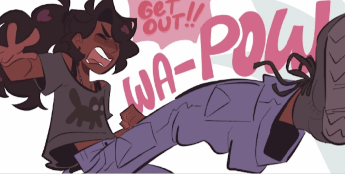 Honey and the Moon: Honey kicking