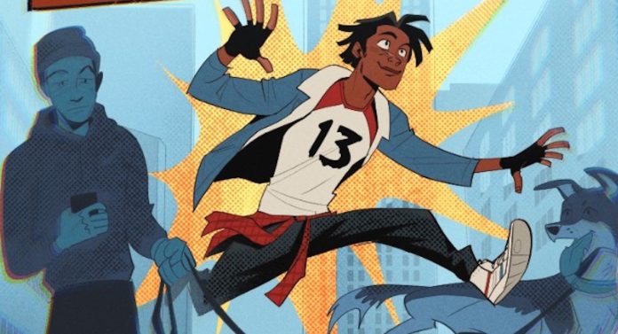 Lucky running to the diner in Ride or Die.