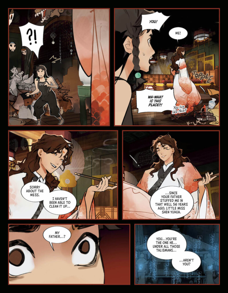 Daughter of a Thousand Faces, Vol. 1 interior art