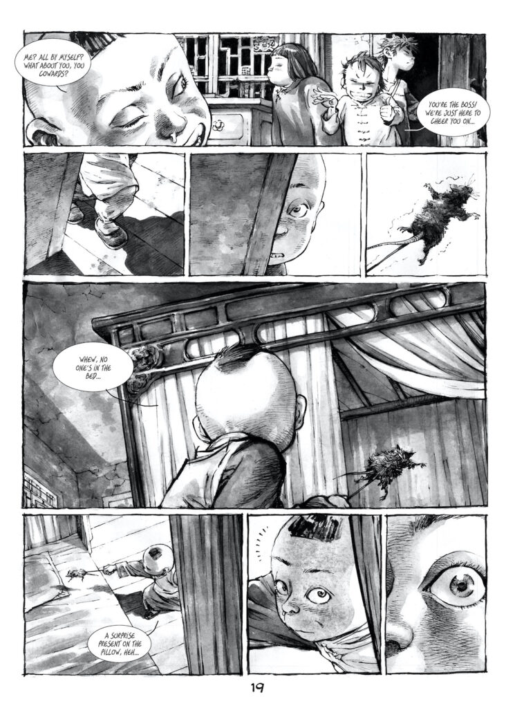 Twin Lotuses interior art