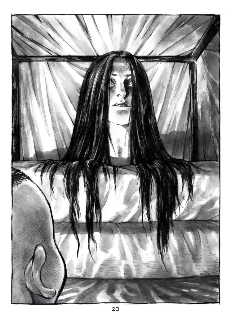 Twin Lotuses interior art