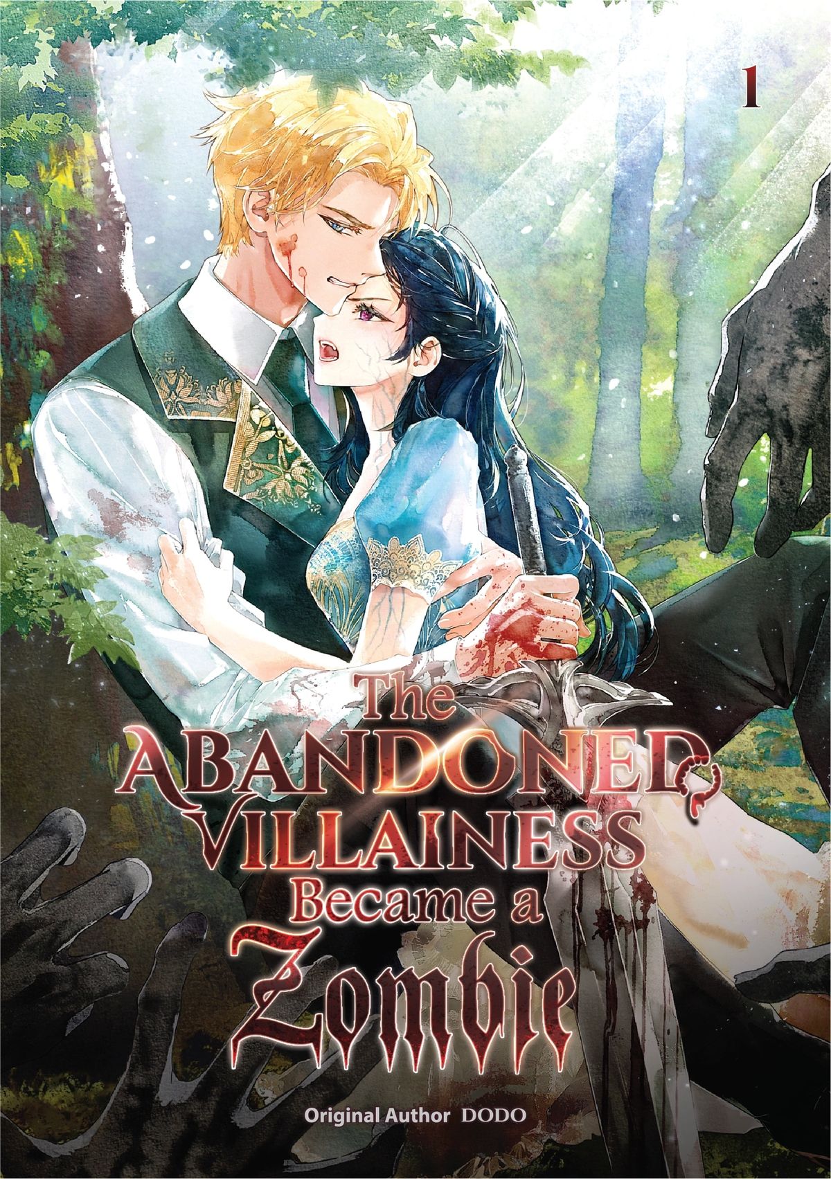The Abandoned Villainess became a Zombie romance fantasy novel english release crossed hearts