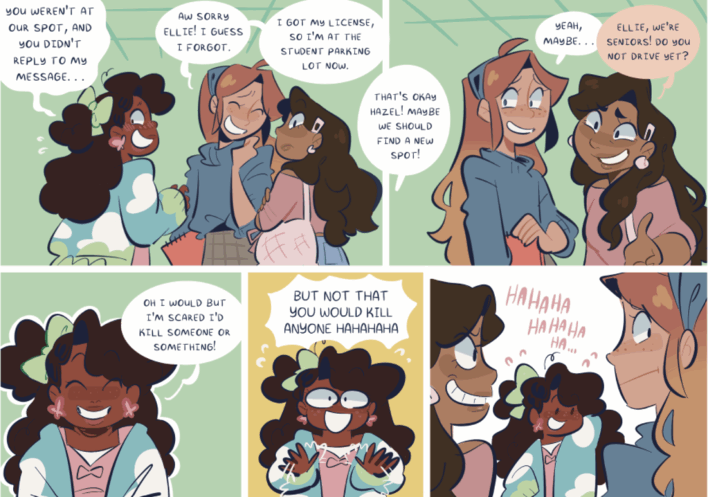 Honey and the Moon interior art