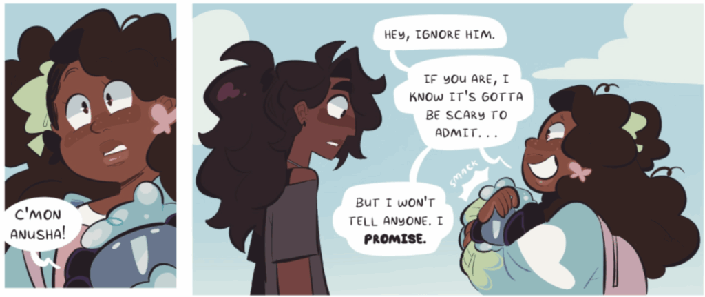 Honey and the Moon interior art