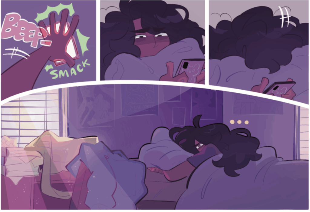 Honey and the Moon interior art
