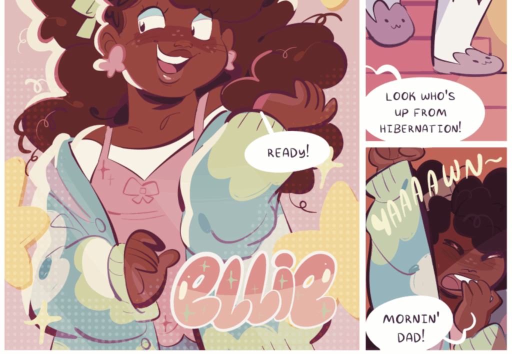 Honey and the Moon interior art