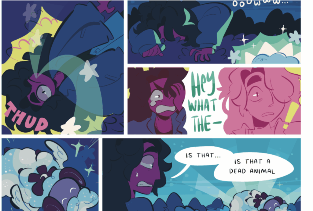 Honey and the Moon interior art