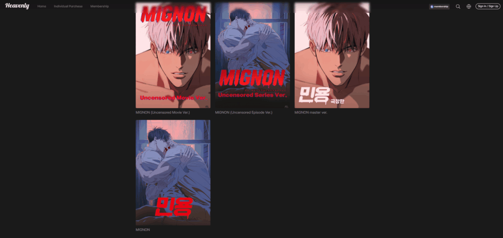 MIGNON on Heavenly