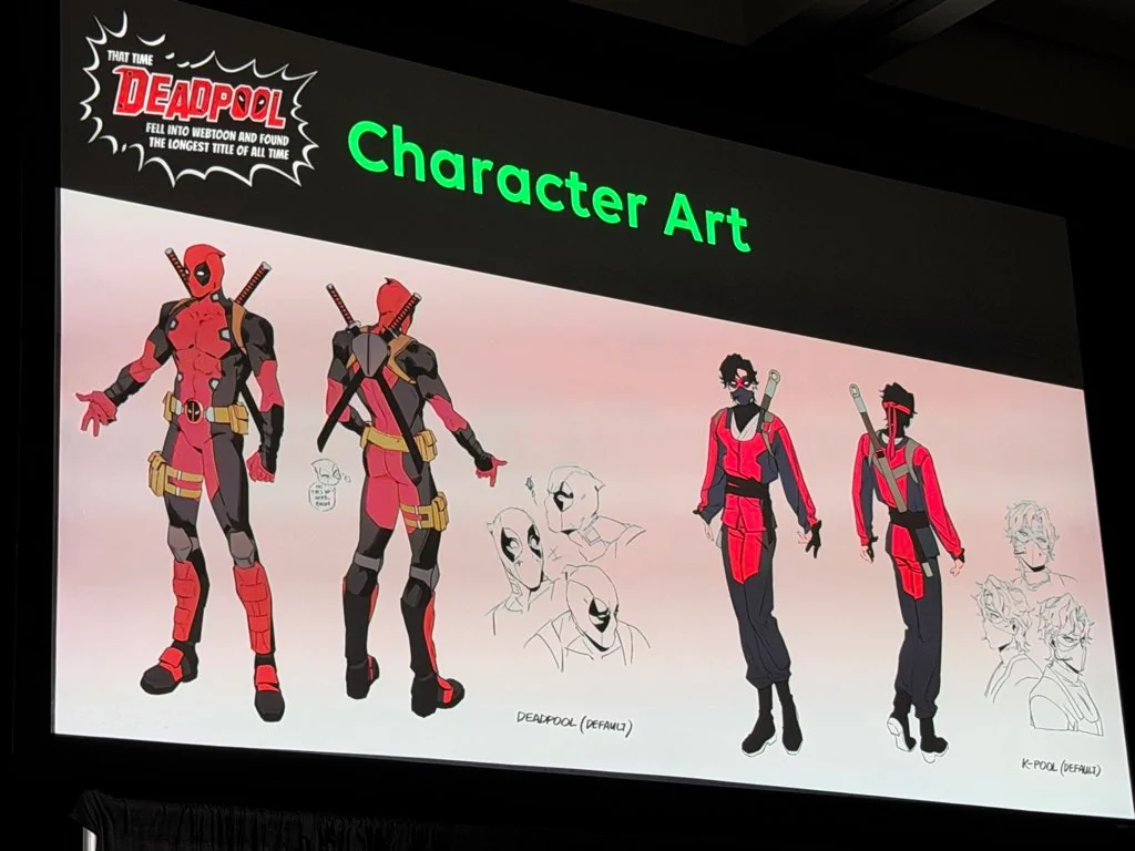 Character sheets for Deadpool and new character K-Pool