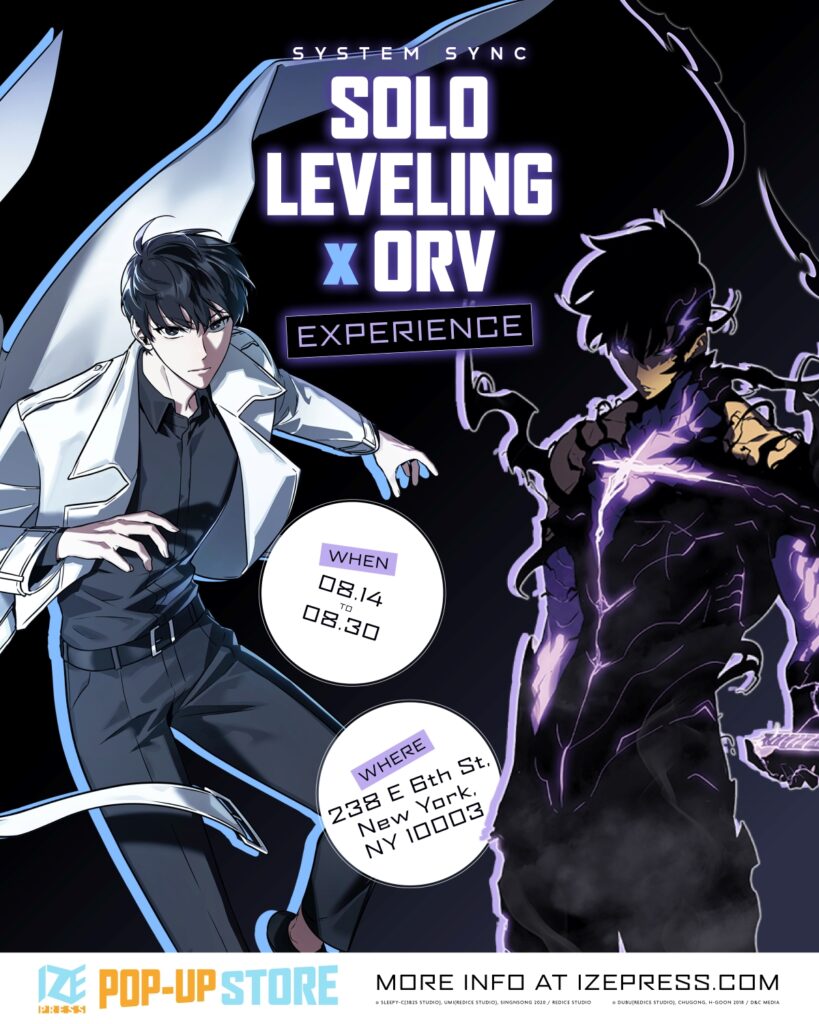 Solo Leveling x Omniscient Reader's Viewpoint NYC pop-up