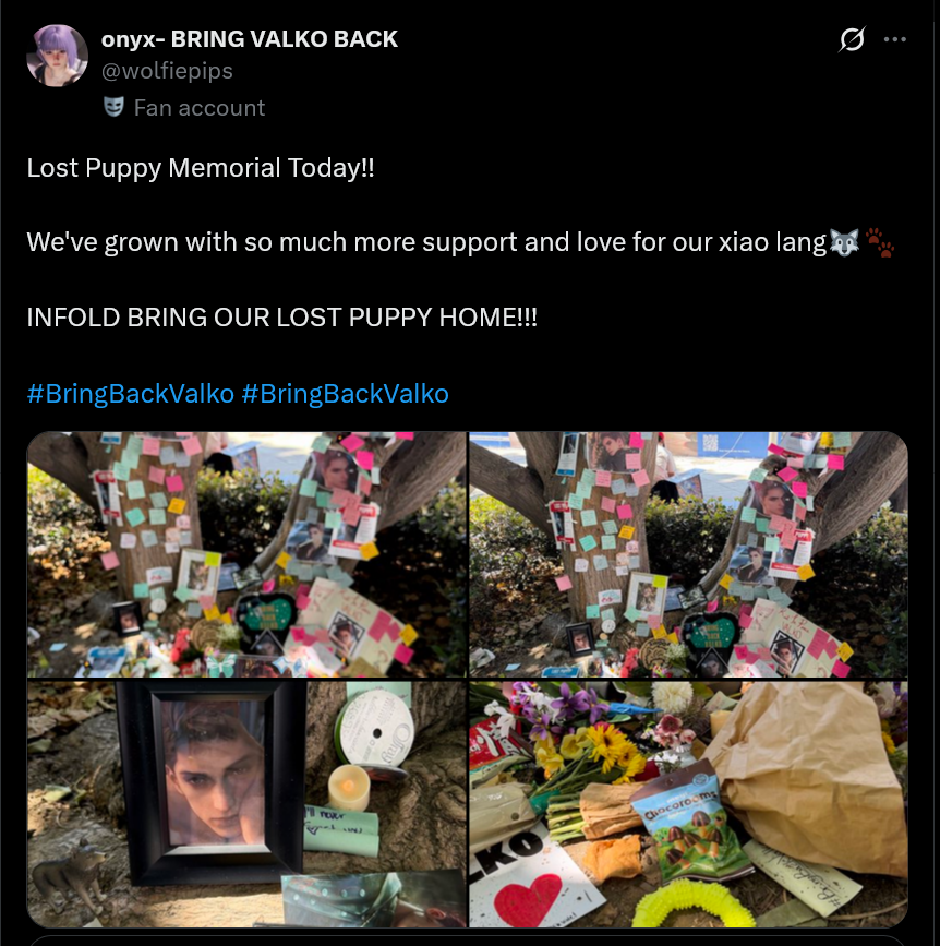 love and deepspace walko lost puppy memorial anime expo cancellation otome game