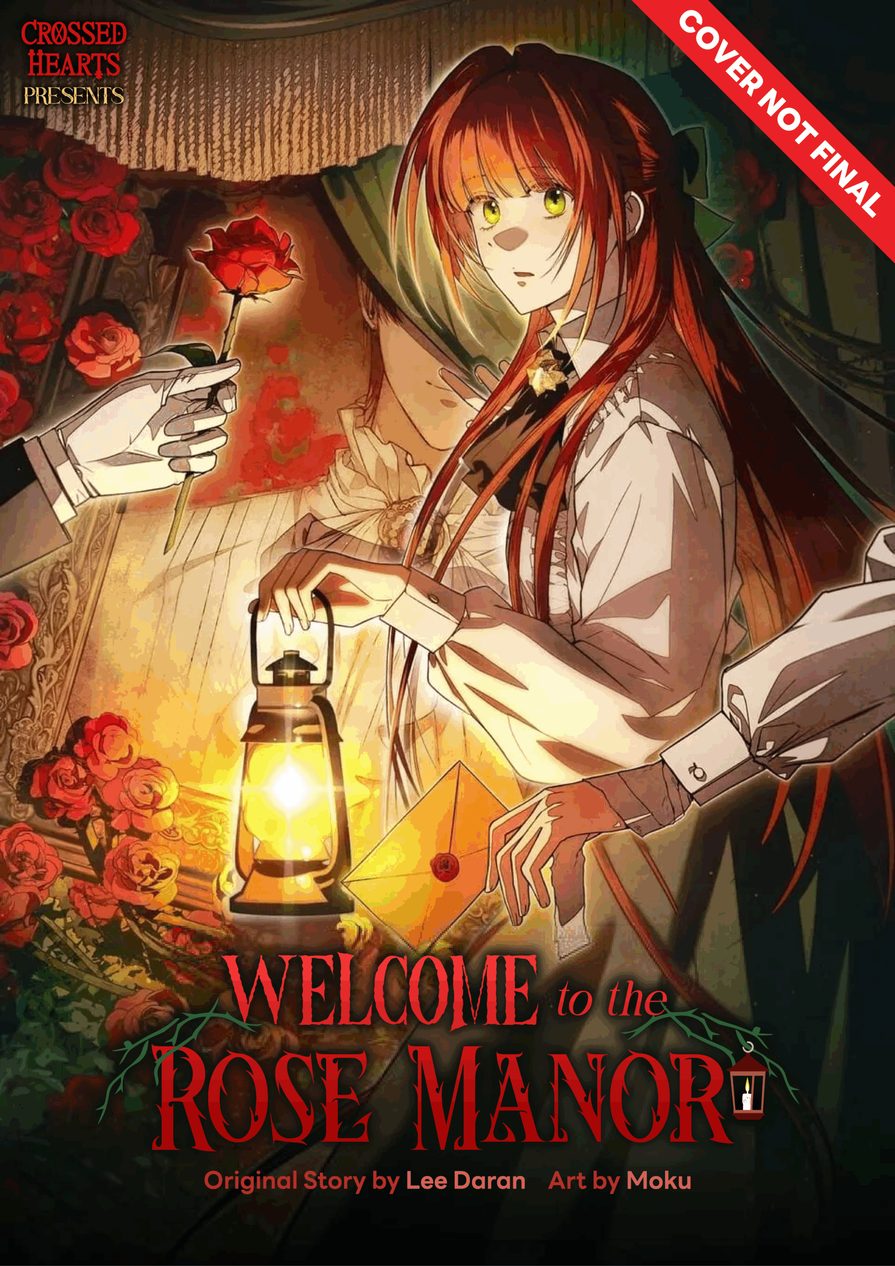 Welcome to the Rose Manor cover manhwa announcement anime nyc 2026 crossed hearts